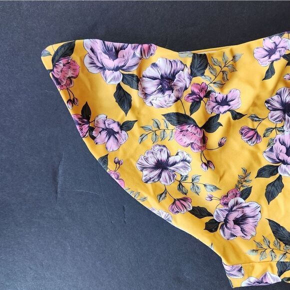 No Boundaries Yellow Floral Bikini Set - Picture 12 of 13
